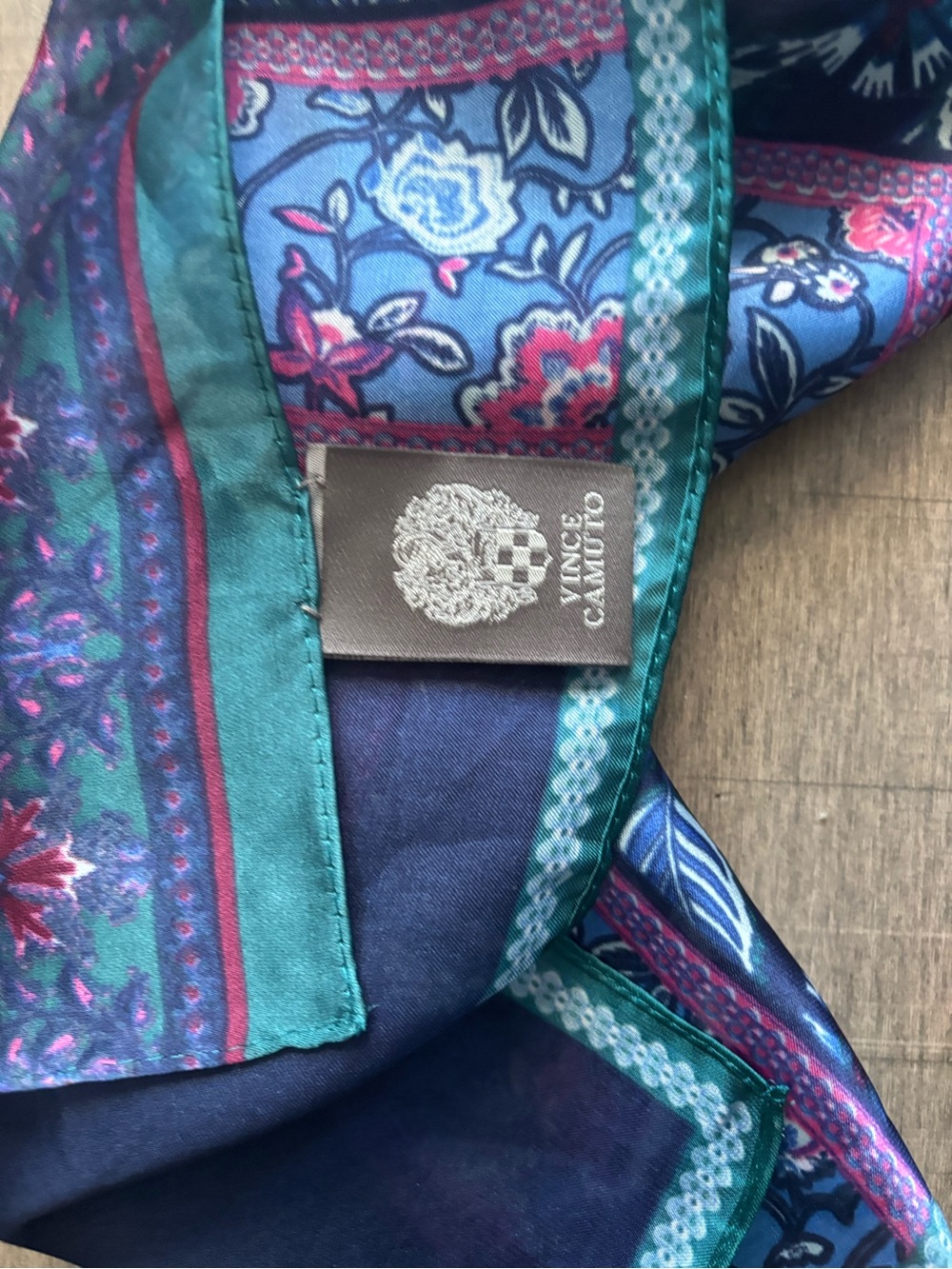 🍁3/$10🍁Sheer Silk Floral Print Long Scarf - Picture 2 of 3